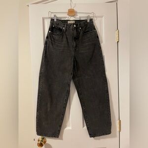 Madewell Charcoal Balloon Jeans 26